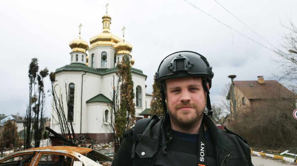 Bennett Murray on scene in Ukraine