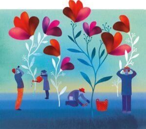 Graphic depicting Spring